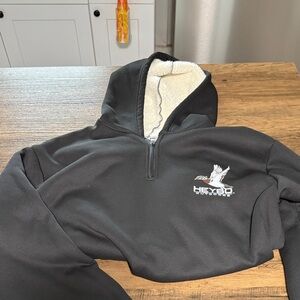 Black Men's Jacket with Hood